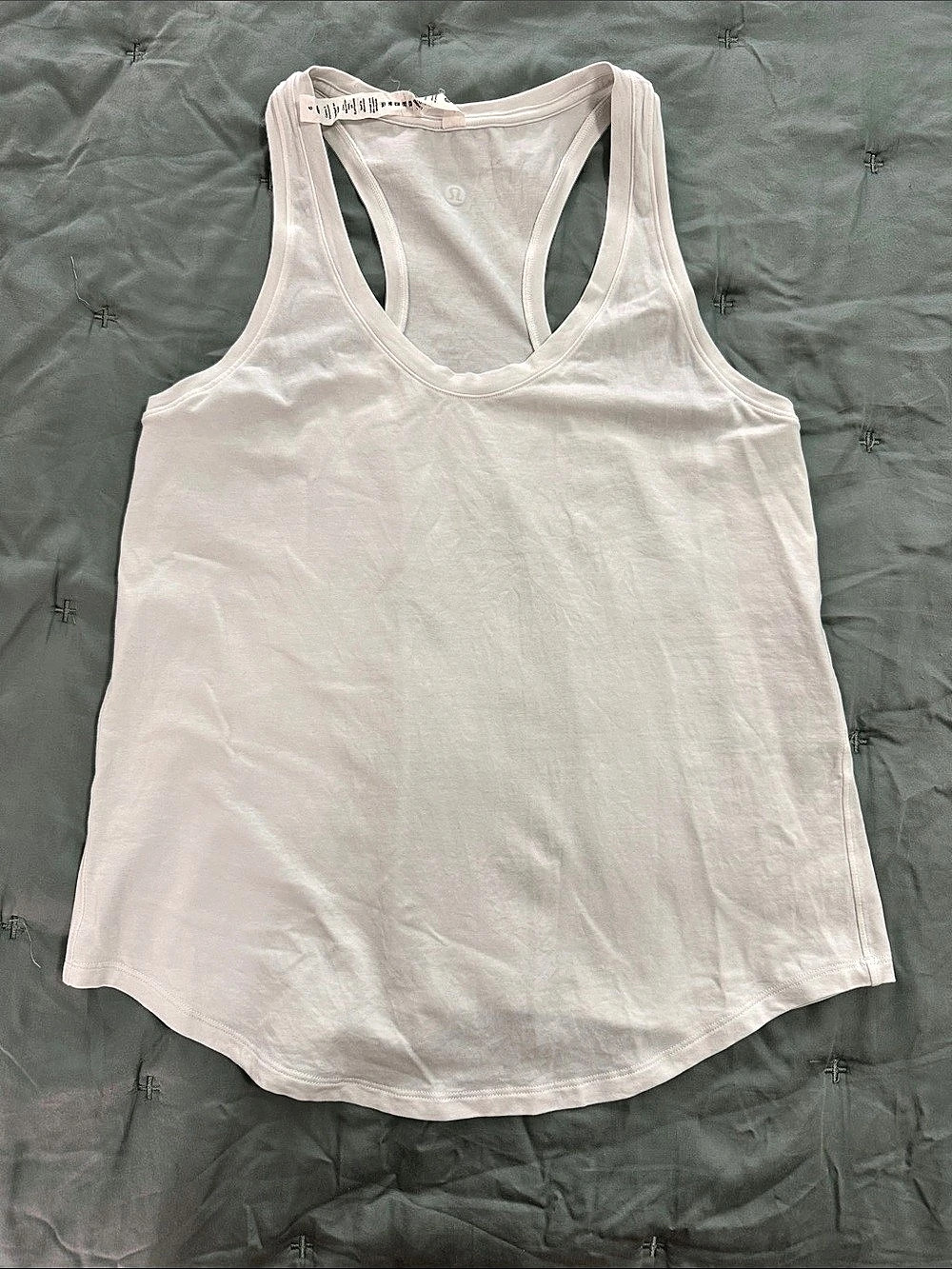 lululemon Love Tank White Racerback Tank Size 6